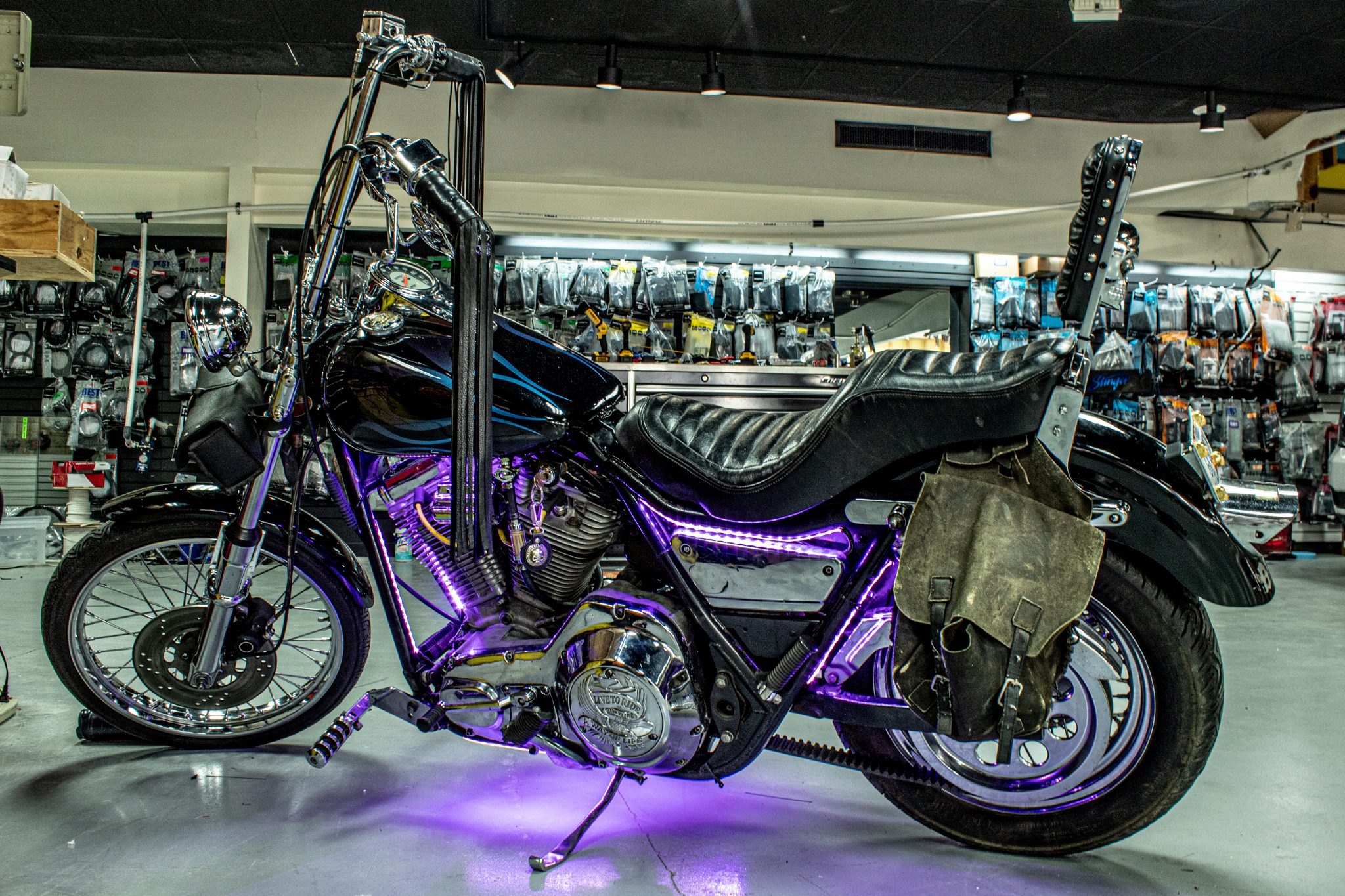 Motorcycle LED Strips Underglow Harley Light Kit